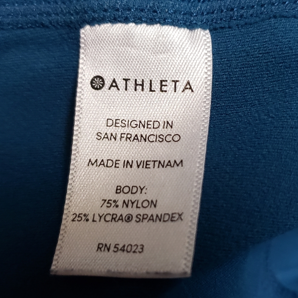 Athleta womens XLT teal leggings with pockets athletic athleisu workout gym wear - Picture 7 of 10